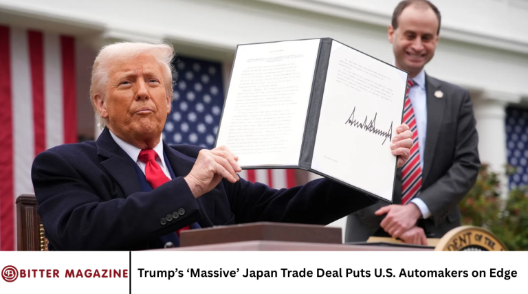 Trump’s ‘Massive’ Japan Trade Deal Puts U.S. Automakers on Edge